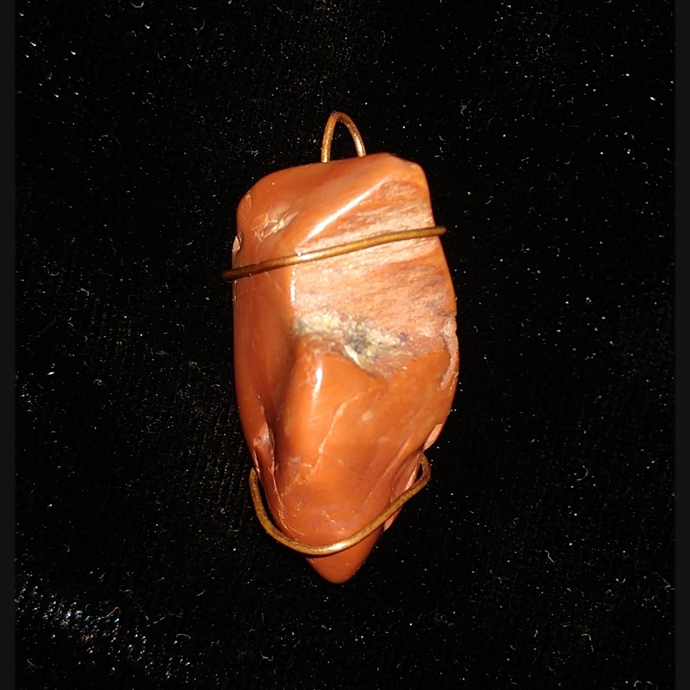 Orange Necklace Pendant